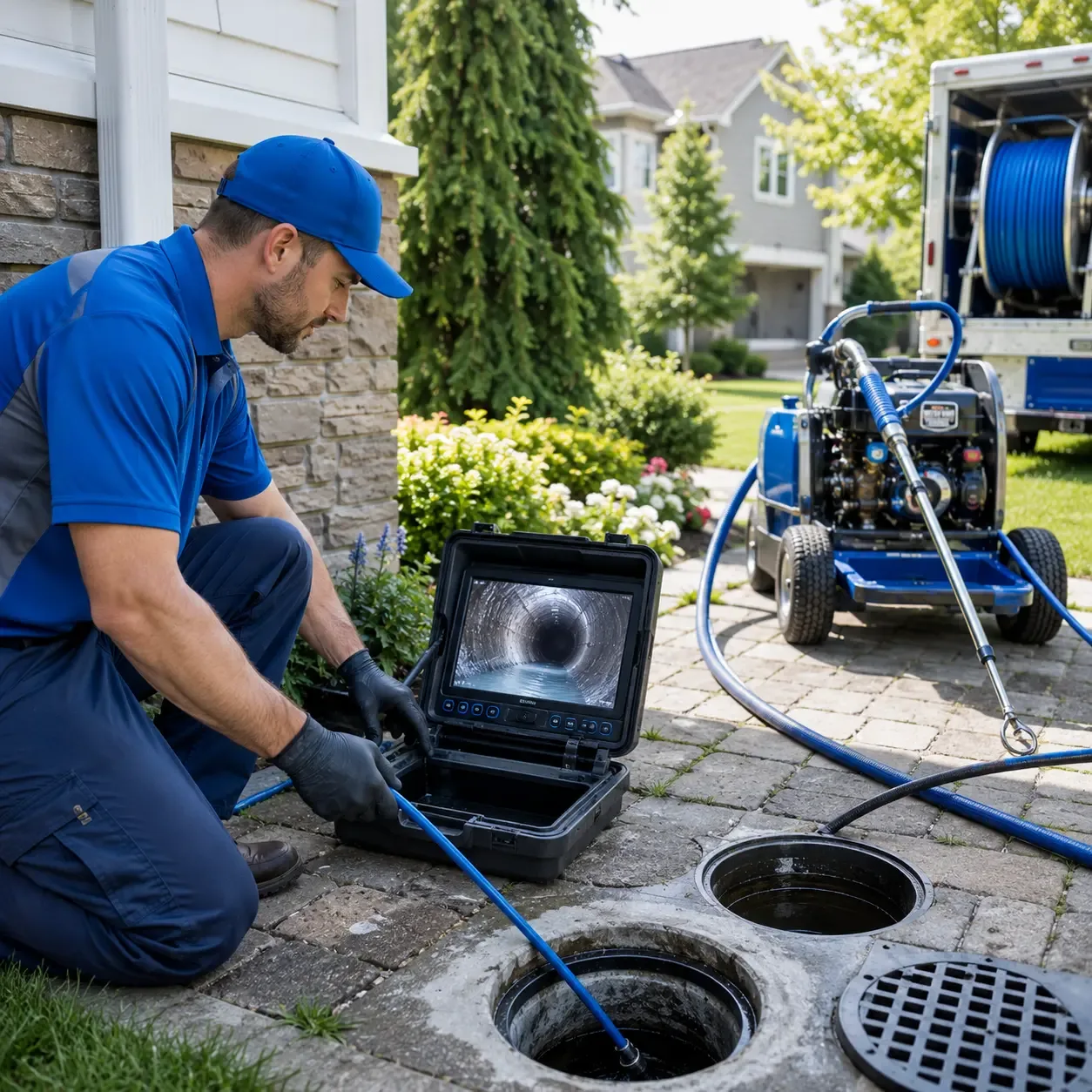 Outdoor drain cleaning professionals serving Clarksville, VA